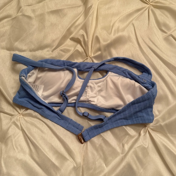 Shade & Shore Light Blue Bikini Top - Picture 4 of 4